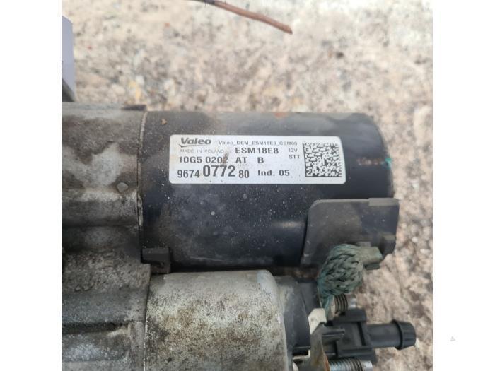 Startmotor van een Peugeot 208, Auto-onderdelen, Motor en Toebehoren, Peugeot, Gebruikt, 3 maanden garantie, Ophalen of Verzenden