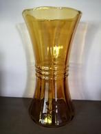 Amberkleurige Art Deco vaas, Ophalen of Verzenden