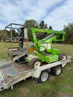 Ruwterrein Niftylift 12 meter hoogwerker met aanhangwagen, Ophalen