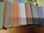 Reeks gekleurde boeken - mooie staat 1€/stuk, Antiek en Kunst, Curiosa en Brocante, Ophalen