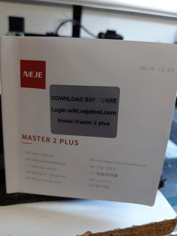 neje laser met computer en scherm, Enlèvement, Utilisé