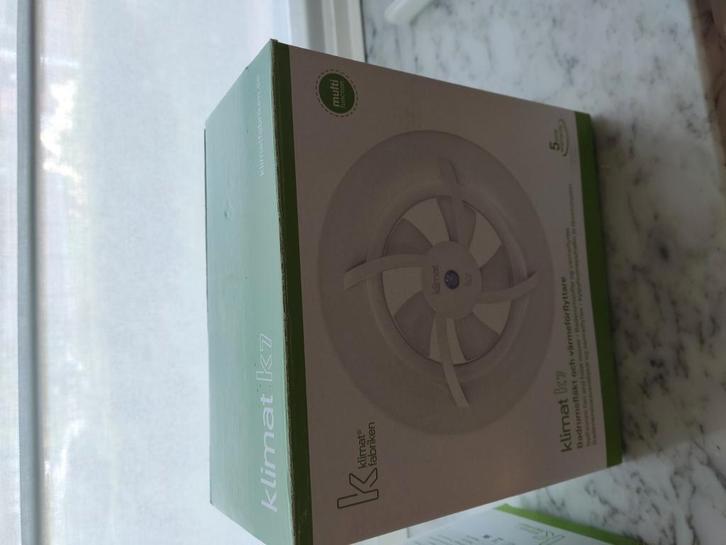 Te koop: 2 Klimat K7 badkamerventilator – nieuw, Doe-het-zelf en Bouw, Ventilatie en Afzuiging, Zo goed als nieuw, Ophalen