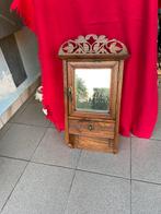 Meuble de rasage ancien avec miroir, Antiquités & Art, Enlèvement ou Envoi