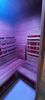 Infraroodcabine HM-NSE3-BT-Deluxe, Sport en Fitness, Sauna, Ophalen, Gebruikt, Infrarood, Complete sauna