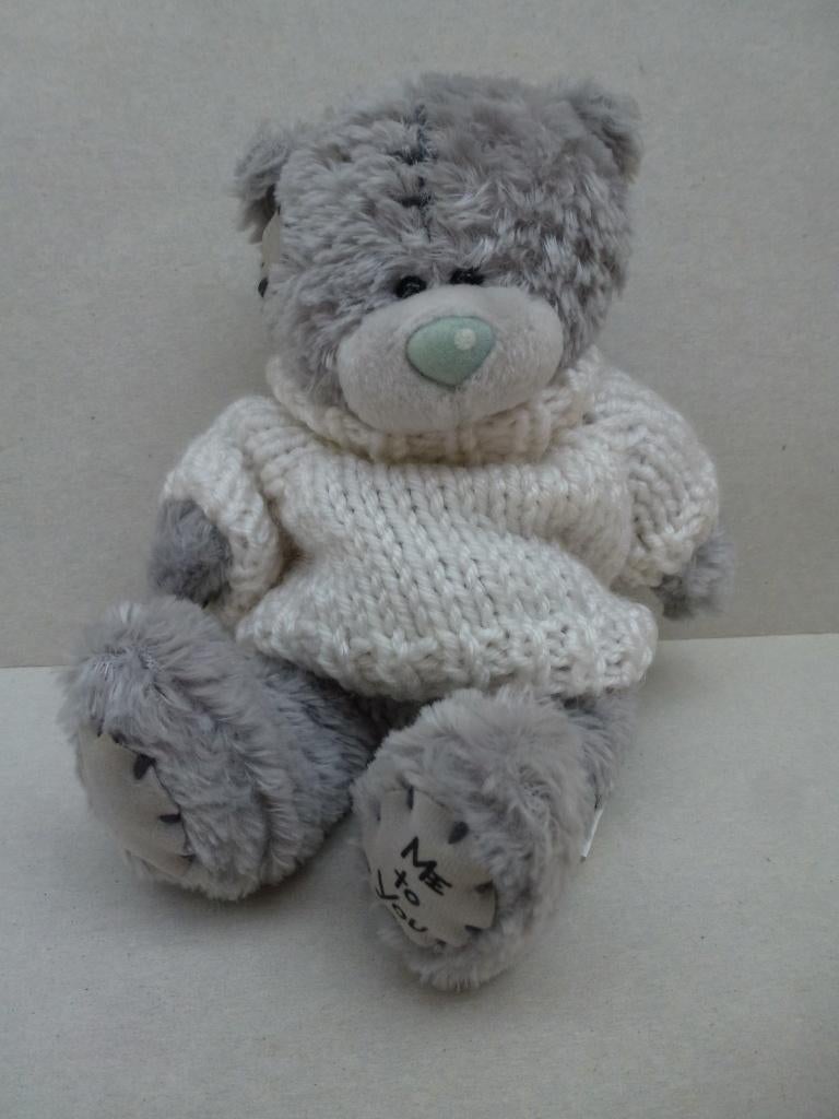 Ours Me to You avec pull blanc, Collections, Ours & Peluches, Comme neuf, Ours en tissus, Me To You, Enlèvement ou Envoi