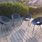 4 stapelbare tuinstoelen te koop, Tuin en Terras, Tuinstoelen, Ophalen, Gebruikt, Kunststof