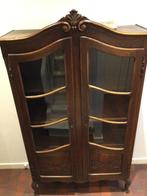 Vitrinekast bruin, Antiek en Kunst, Antiek | Meubels | Kasten, Ophalen