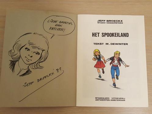 Dag en Heidi: “Het spookeiland” - gesigneerd en met tekening, Boeken, Stripverhalen, Zo goed als nieuw, Eén stripboek, Ophalen of Verzenden
