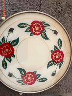 Platine à motif rose des années 1950, Enlèvement, Maison et Meubles