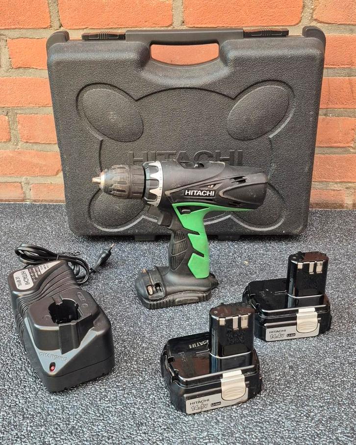 Hitachi boor-schroefmachine 14.4v, Bricolage & Construction, Outillage | Foreuses, Utilisé, Foreuse et Perceuse, Vitesse variable