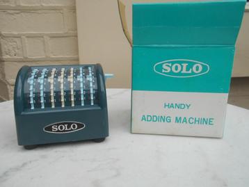 ancienne calculatrice japonaise Solo handy adding machine, Enlèvement ou Envoi