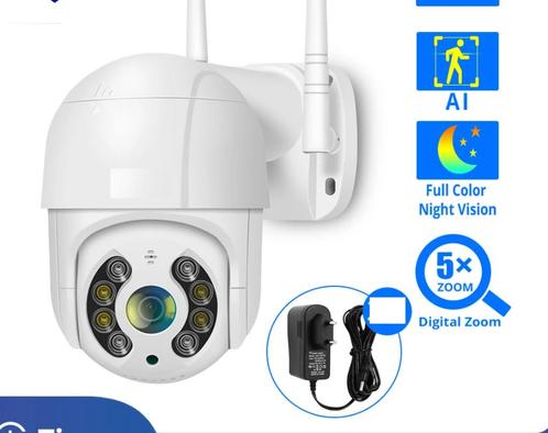 PROMO WIFI HD PTZ IP-bewakingscamera voor buiten, Computers en Software, Webcams, Nieuw, Draadloos, Ophalen of Verzenden