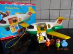 Vintage 1980 Fisher Price Play Family Jetliner #182*VOLLEDIG, Enfants & Bébés, Jouets | Fisher-Price, Enlèvement ou Envoi