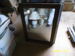 miroir ancien et lourd dans un cadre en chêne, Enlèvement ou Envoi, Rectangulaire, Moins de 50 cm, Moins de 100 cm