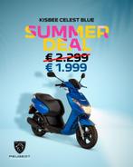 peugeot kisbee active nieuwe scooter blinkend blauw euro 5, Neuf, Autres modèles, Enlèvement, Classe A (25 km/h)