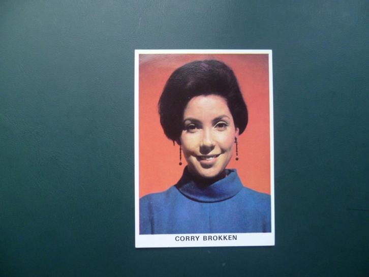 chromo's plaatjes prenten zangers Nederland : Corry Brokken, Verzamelen, Overige Verzamelen, Zo goed als nieuw, Ophalen of Verzenden