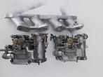 Set dellorto dhla 40e carburateurs voor lancia beta, Ophalen of Verzenden, Gereviseerd, Fiat