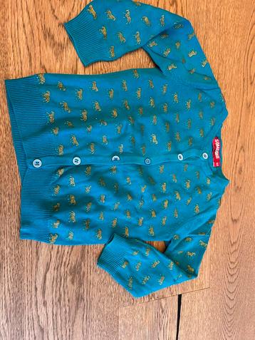 Vestje Someone meisje blauw met gouden paardjes maat 92 beschikbaar voor biedingen