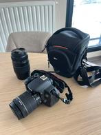 Canon EOS 700D + lenzen + accessoires – Zeer goede staat, Audio, Tv en Foto, Fotocamera's Digitaal, Ophalen, Zo goed als nieuw