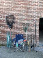 A vendre 5 cannes à pèches + matérielles, Sports nautiques & Bateaux, Pêche à la ligne | Général, Enlèvement, Utilisé