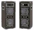 3 weg disco speakers 4 x 20 cm 600 Watt 11D, Ophalen of Verzenden, Nieuw, Subwoofer