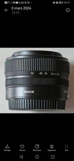 objectif Nikon nikkor Z 24-50 mm f/4-6.3, Comme neuf