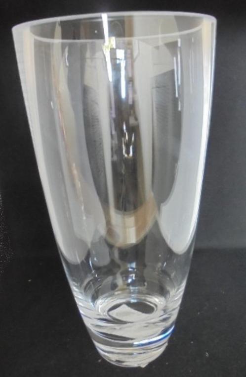 VAAS HELDER GLAS CONISCH 24 CM Nieuw, Huis en Inrichting, Woonaccessoires | Vazen, Nieuw, Overige kleuren, Minder dan 50 cm, Glas