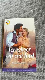 Boek Terugkeer van een lord, Ophalen of Verzenden, Gelezen, Elizabeth Boyle
