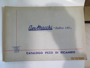 AERMACCHI   ZEFFIRO 150 ONDERDELENBOEK  beschikbaar voor biedingen