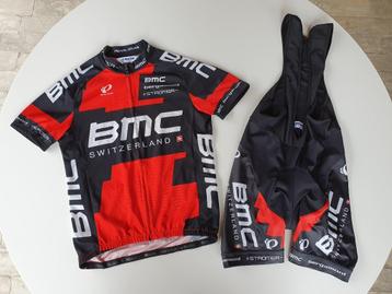 Wielershirt + broek BMC (Pearl Izumi, S) beschikbaar voor biedingen