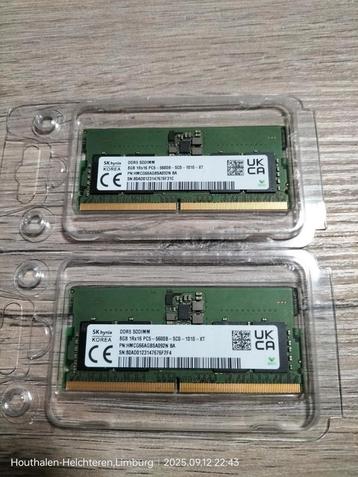 DDR5 RAM SODIMM 8GB 5600 mt/s beschikbaar voor biedingen