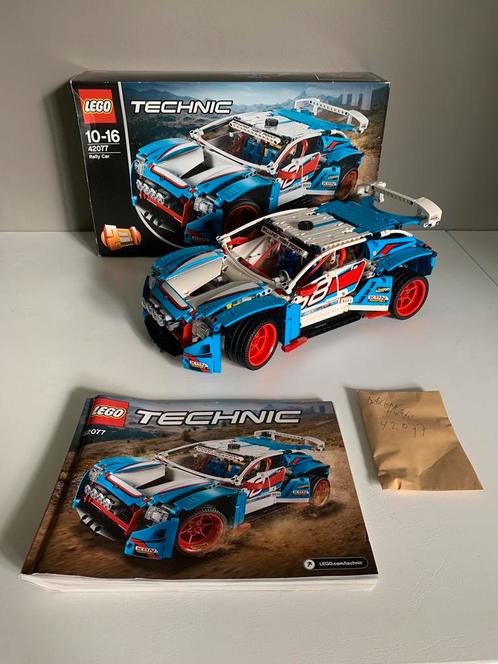 ② Lego Technic 42077 Rally Car - 100% Complete — Jouets
