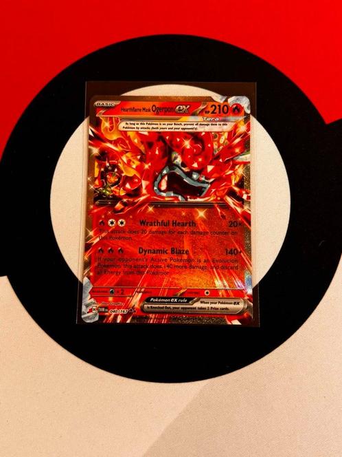 Pokémon - Hearthflame Mask Ogerpon EX (040/167) - NM, Hobby & Loisirs créatifs, Jeux de cartes à collectionner | Pokémon, Comme neuf