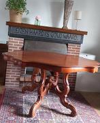 Antieke grote notenhouten Biedermeier eettafel ca. 1930, Antiek en Kunst, Ophalen