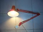 Vintage metalen scharnier wandlamp, Ophalen of Verzenden, Gebruikt, Metaal