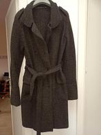 Talking French chocoladebruine wollen jas 38, Kleding | Dames, Jassen | Winter, Ophalen of Verzenden, Zo goed als nieuw, Maat 38/40 (M)
