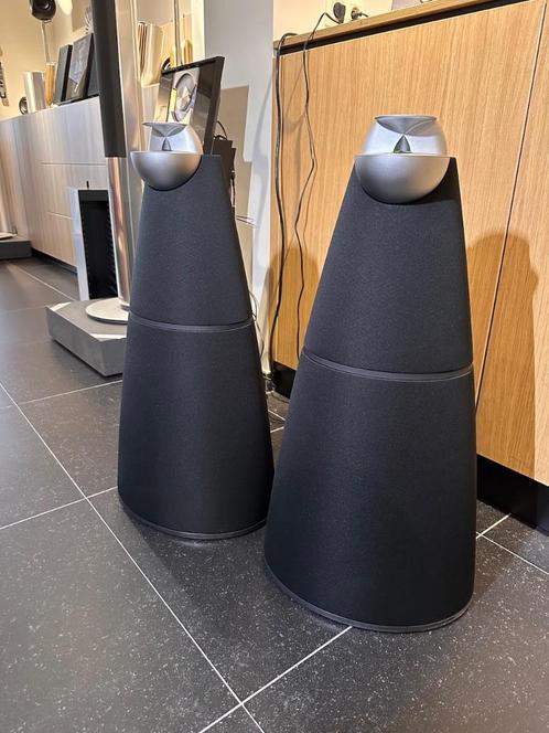 Bang & Olufsen Beolab 9 met zwarte doeken - B&O, Audio, Tv en Foto, Luidsprekerboxen, Gebruikt, Front, Rear of Stereo speakers