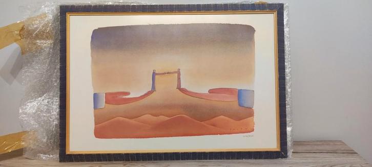 Kunstwerk van Jean Michel Folon uit 1999, Antiek en Kunst, Kunst | Litho's en Zeefdrukken, Ophalen