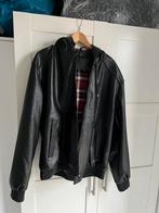Splinternieuwe ( kunst) lederen zwarte tussenseizoen jas XL, Ophalen, Zo goed als nieuw, Maat 56/58 (XL)