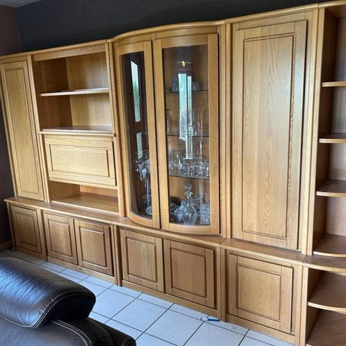 Meubles en chêne massif, Huis en Inrichting, Kasten | Buffetkasten, Gebruikt, Met deur(en), Eikenhout, Ophalen