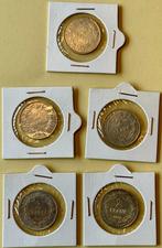 2fr België 1910/1911/1912 zilver apart of set, Postzegels en Munten, Zilver, Ophalen of Verzenden, Losse munt, Zilver