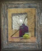 Schilderij in pastelkrijt, ingelijst, nieuw., Ophalen