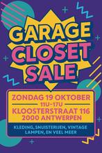 Garageverkoop, Diversen, Ophalen