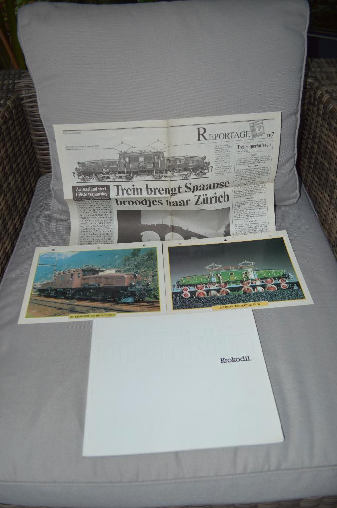 Märklin : handboek van de SBB Krokodil, Hobby en Vrije tijd, Modeltreinen | H0, Zo goed als nieuw, Boek, Tijdschrift of Catalogus