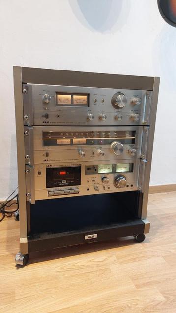 AKAI AT-2450 AM-2450 GXC-706D + AKAI meubel beschikbaar voor biedingen