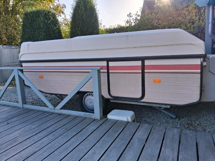 Plooicaravan, Caravans en Kamperen, Caravans, Particulier, tot en met 4, tot 500 kg, Standaardzit, Rapido, Omvormbare zithoek