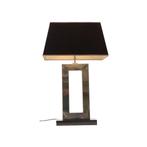 Eichholtz Arlington Design Tafellamp RVS Granieten Voet 72cm, Gebruikt, 50 tot 75 cm, Ophalen of Verzenden, Nvt