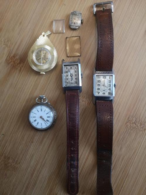 Longines art deco jaren 40 gerestaureerd + montrevart deco +, Handtassen en Accessoires, Horloges | Antiek, Polshorloge, Longines