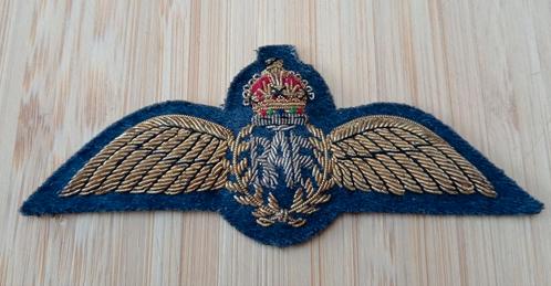 wo2 Britse RAF gouden piloot bullion wings, Verzamelen, Militaria | Tweede Wereldoorlog, Ophalen of Verzenden