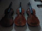 Trois vieux violons allemands., Musique & Instruments, Enlèvement ou Envoi, Utilisé, Violon 3/4, Violon